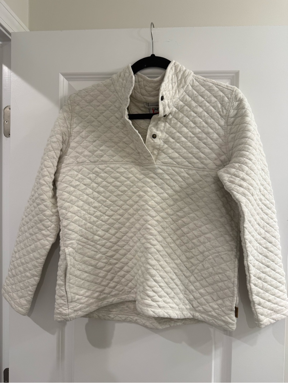 Avalanche Quilted Pullover Jacket - Off-White
